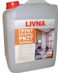 Грунт пропитка Ливна укрепляющая PN-27 10 кг